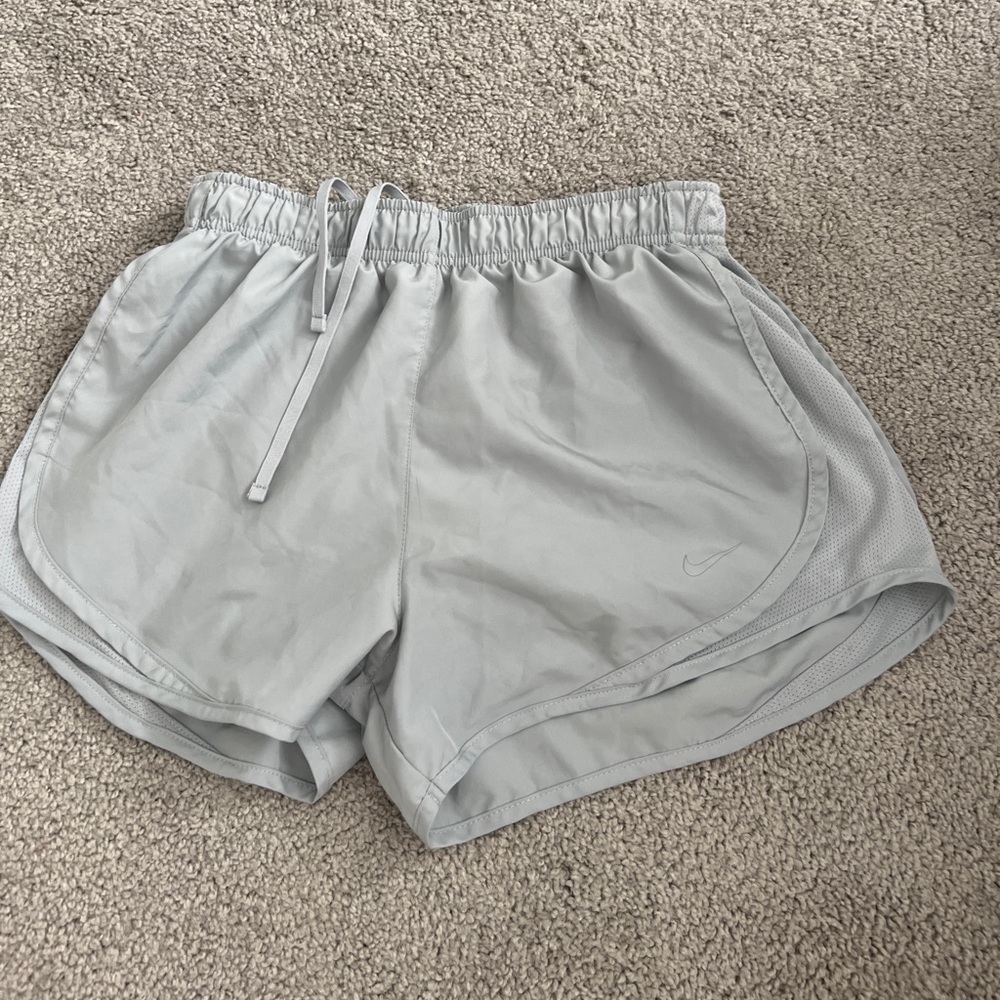 Nike Light Gray Dri Fit Tempo Shorts